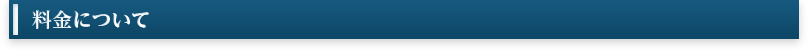 料金について